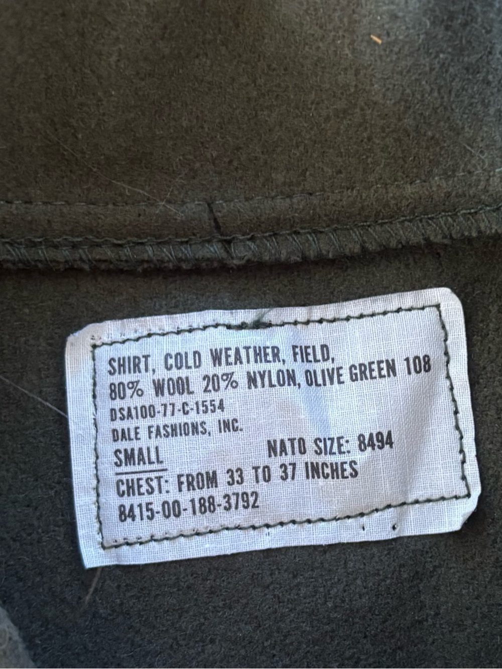 Dark Green Button-Up Utility Jacket - Picture 3 of 6